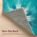 Coastal Inspired Aqua Wave Elements(Blue)