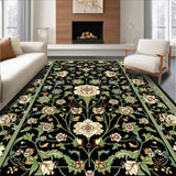Striking Earthy Floral Aesthetics(Black)
