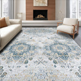 Chic Grey Medallion Design(Gray)