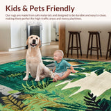 Bold Graphic Wolf Imagery(Green)