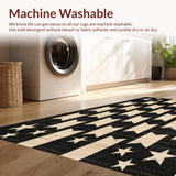 Elegant Rustic Star Border Accent(Black)