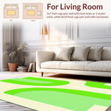 Vibrant Abstract Harmony in Design(Green)