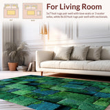 Eco Friendly Green Mosaic Aesthetic(Green)