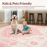 Artistic Low Profile Tribal Motif(Pink)