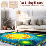 Lively Retro Circle(Blue)