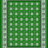 Elegant Eucalyptus Leaf Motif(Green)