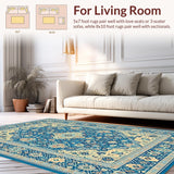 Pastel Floral Medallion(Blue)