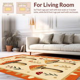 Colorful Quirky Mushroom Aesthetic(Beige)