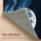 Dreamy Night Sky Wolf Illustration(Blue)