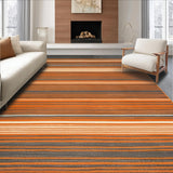 Ultra Soft Area Rug, Non Slip, Stain Resistant, Washable Area Rugs for Living Room, Bedroom, Whimsical Colorful Meditation Accent(Orange)