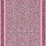 Ultra Soft Area Rug, Non Slip, Stain Resistant, Washable Area Rugs for Living Room, Bedroom, Feminine Fluffy Leopard Charm(Pink)