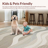 Inviting Softly Curved Geometric Style(Beige)
