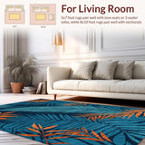 Lively Vintage Floral Composition(Blue)