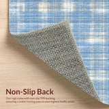 Ultra Soft Area Rug, Non Slip, Stain Resistant, Washable Area Rugs for Living Room, Bedroom, Adorable Sky Blue Bow Knot Rug With Preppy Vibe For Fashionable Home Decor(Blue)