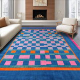 Chic Multicolor Graphic Arrangement(Blue)