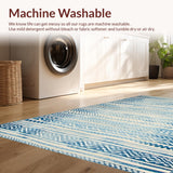 Chic Earthy Wave Scallop Style(Blue)