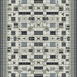 Ultra Soft Area Rug, Non Slip, Stain Resistant, Washable Area Rugs for Living Room, Bedroom, Artistic Abstract Lattice Arrangement(Gray)