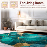 Elegant Teal Marble Aesthetic(Blue)