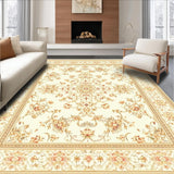 Beige Ivory Krystin Medallion Style Area(Ivory)