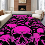 Ultra Soft Area Rug, Non Slip, Stain Resistant, Washable Area Rugs for Living Room, Bedroom, Eerie yet Fun Seasonal Decor(Pink)