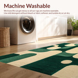 Ultra Soft Area Rug, Non Slip, Stain Resistant, Washable Area Rugs for Living Room, Bedroom, Pet-Friendly Tufted Tiger Bathroom Rug(Beige)
