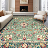 Sage Green Rustic Medallion Delight(Green)