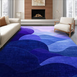 Ultra Soft Area Rug, Non Slip, Stain Resistant, Washable Area Rugs for Living Room, Bedroom, Elegant Gradient Color Fusion(Purple)
