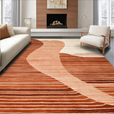 Ultra Soft Area Rug, Non Slip, Stain Resistant, Washable Area Rugs for Living Room, Bedroom, Elegant Soft Shag Aesthetic(Beige)