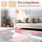 Chic Light Pink Abstract Swirls(Pink)