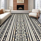 Contemporary Monochrome Geometric Motif(Black)