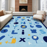 Inviting Circular Educational Decor(Blue)