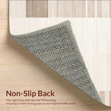 Coastal Calm Beige Textured Weave Decorative Area(Beige)