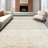 Indoor Area Non Slip Distressed Floor(Beige)