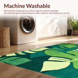 Tropical Leaf Motif Elegance(Green)