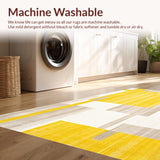 Sunrise Haze Collection Mellow Yellow & Sandstone Abstract(Yellow)
