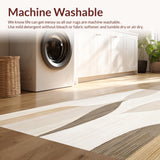 Beige/White Abstract(Beige)