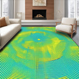 Captivating Fluid Motion Geometry(Blue)