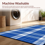 Cozy Gingham Patterned Delight(Blue)