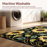 Dynamic Sunflower Graphic Element(Black)