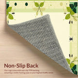 Lush Greenery Inspired Print(Beige)