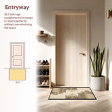 Ultra Soft Area Rug, Non Slip, Stain Resistant, Washable Area Rugs for Living Room, Bedroom, Bold Graphic Animal Artistry(Beige)