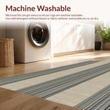 Contemporary Neutral Tone Striped Decor(Beige)