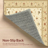 Vintage Earthy Trellis Motif(Beige)