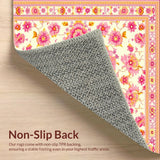 Charming Pink Textual Motif(Ivory)