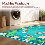 Colorful Nature Inspired Koi Design(Blue)