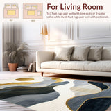 Stylish Tiled Grey and Gold Blend(Gray)