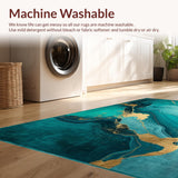 Contemporary Iridescent Swirl(Blue)