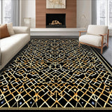 Sophisticated Black Patterned Luxe(Black)