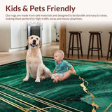 Contemporary Green Veined Elegance(Green)