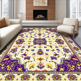Lively Purple and Gold Graphic Flair(White)